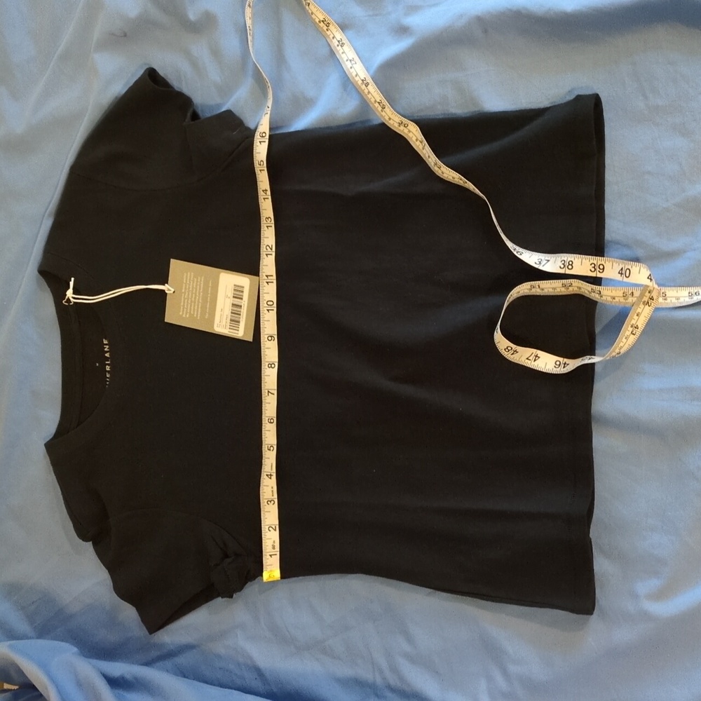 Everlane Black Short Sleeve Tee M NWT - Picture 5 of 5